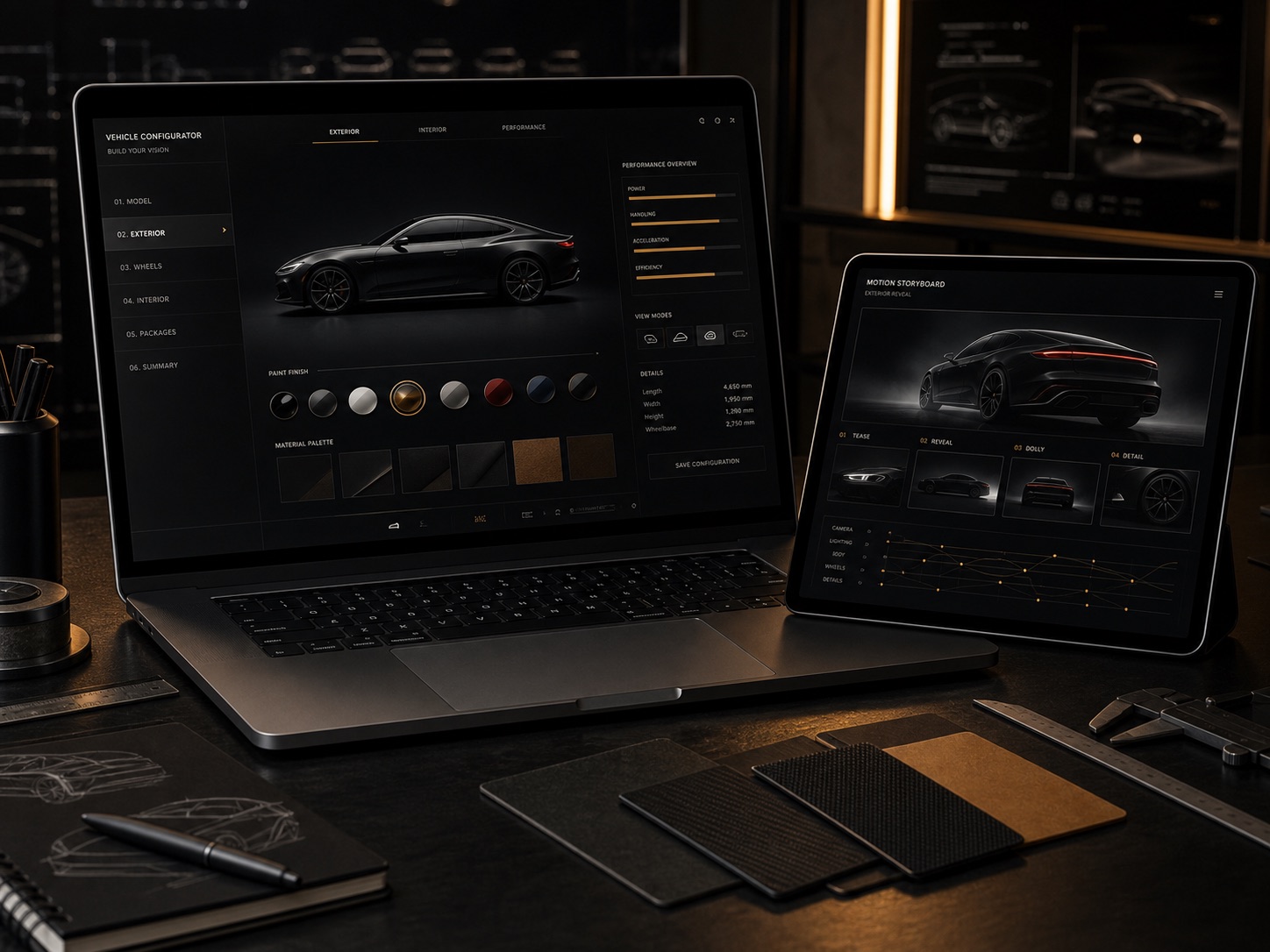 Luxury automotive interface — Automotive