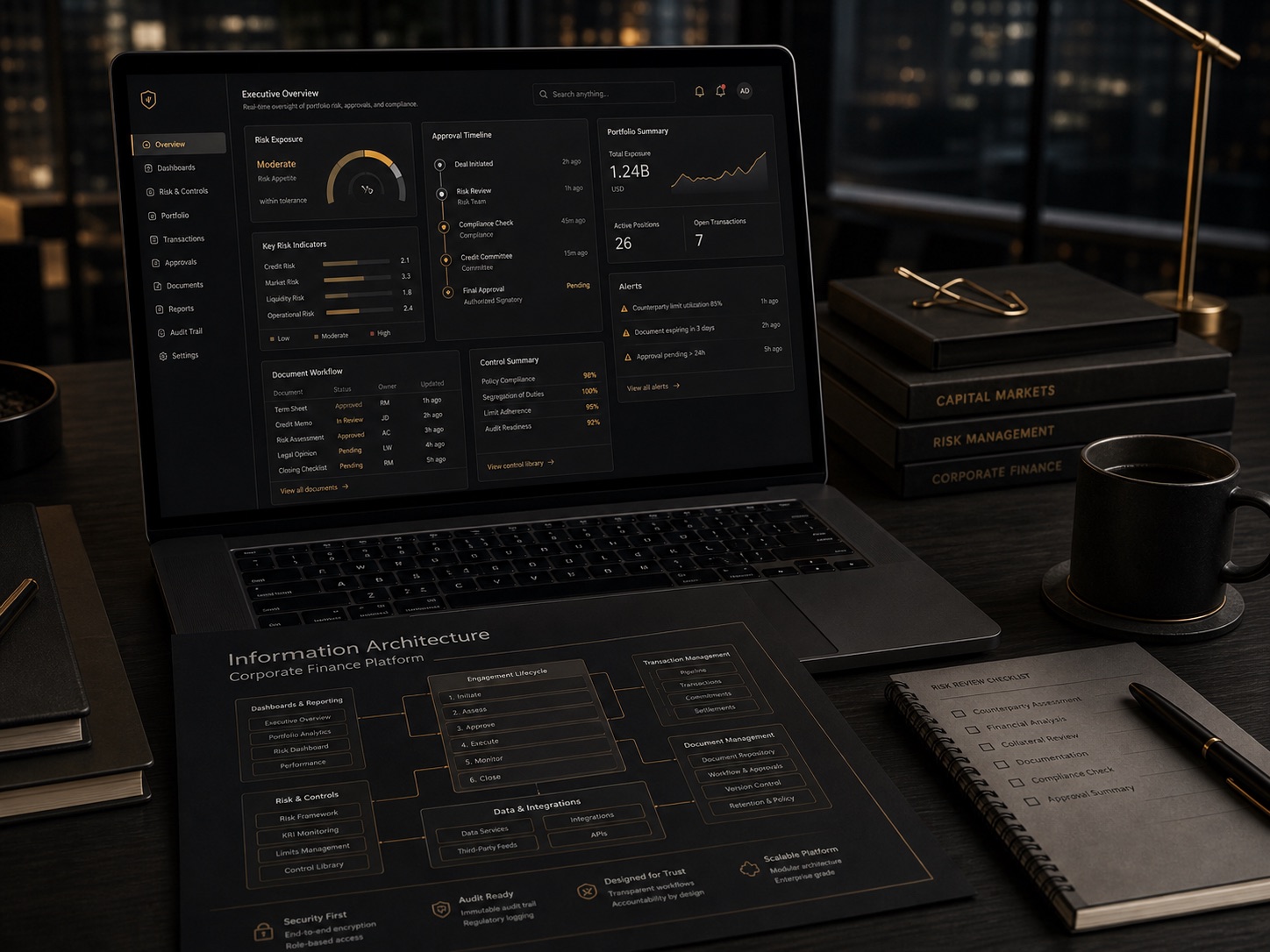 Corporate finance platform — Finance